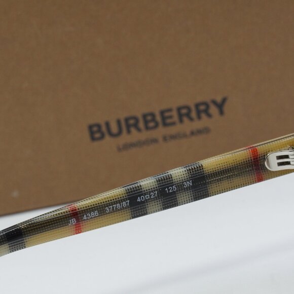 Burberry Kids JB4386 377887 Round Sunglasses - Vintage Check/Dark Grey - Picture 4 of 9